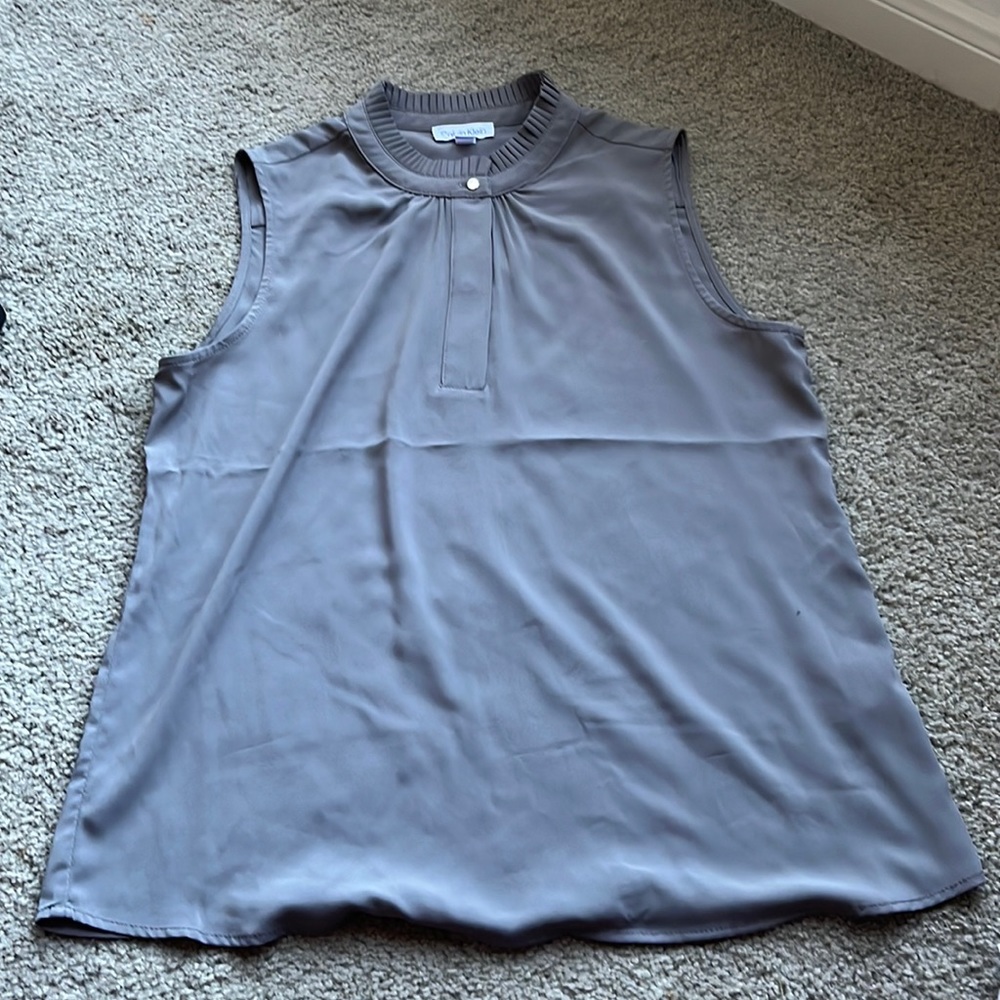 Calvin Klein (M) tank blouse - earthy brown color!